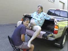 Horny dude enjoys getting his dick sucked by a homeless guy